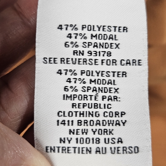 M Magaschoni Scuba Twisted Front Long Sleeve Crewneck Pullover Top Large Casual - Picture 10 of 10